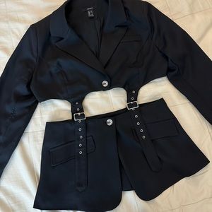 Cutout Blazer